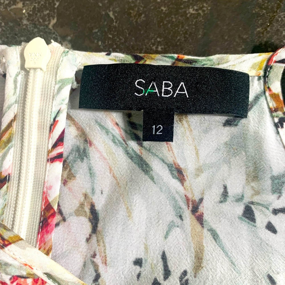 Saba double layered floral top.. as new - Picture 7 of 9